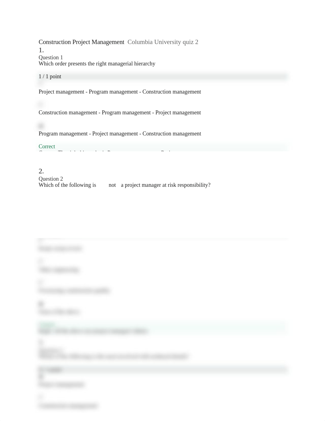 Construction Project Management Columbia University quiz 2.docx_d5ryzng6vbs_page1