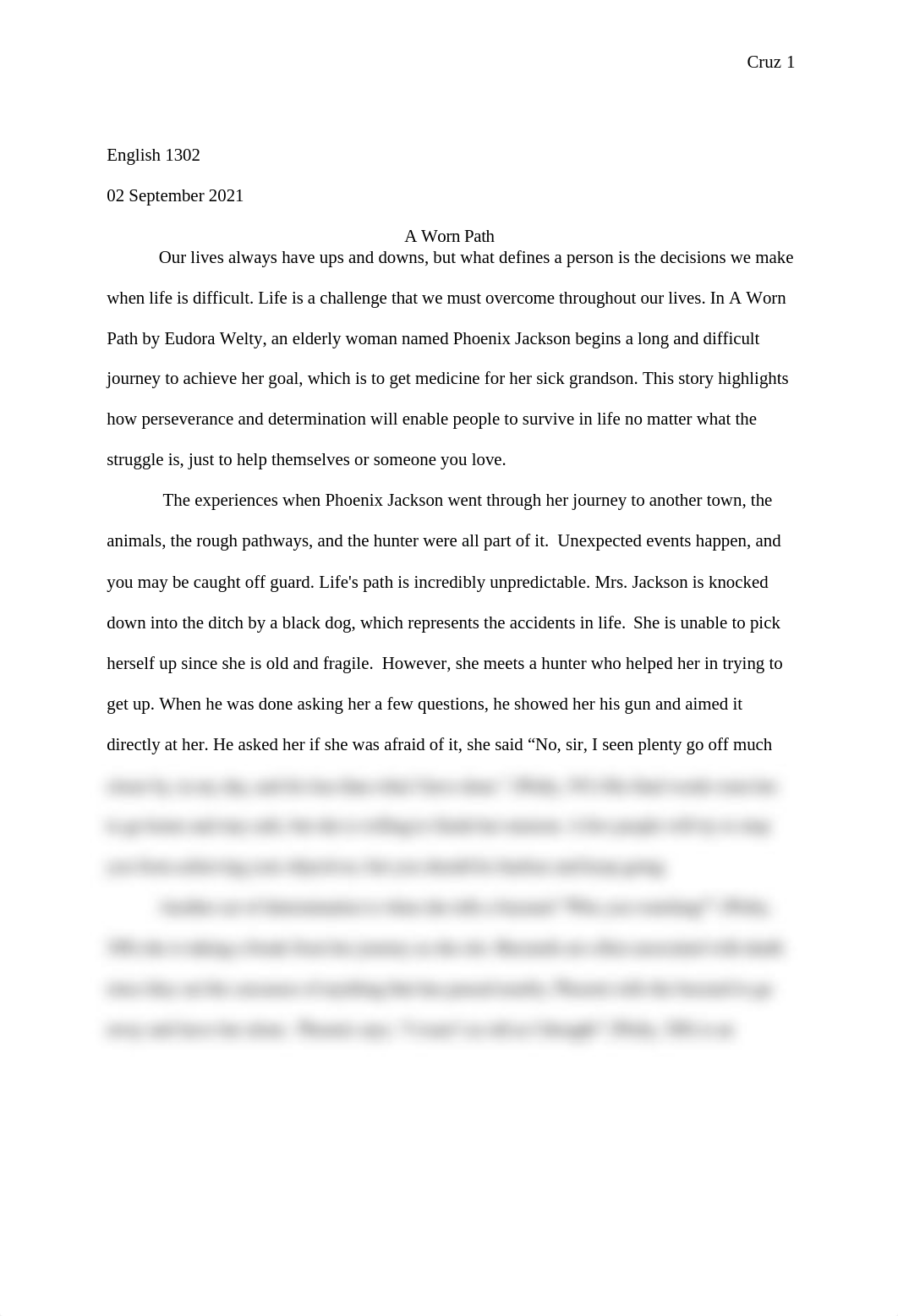 A Worn Path Essay  (1).docx_d5s26nkcv77_page1