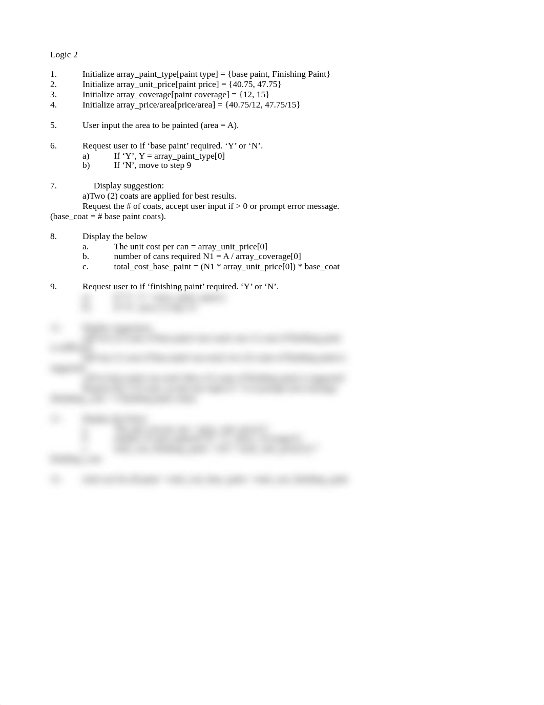 APS 145 WS6 pseudocode. logic2.txt_d5s9d65m6jx_page1