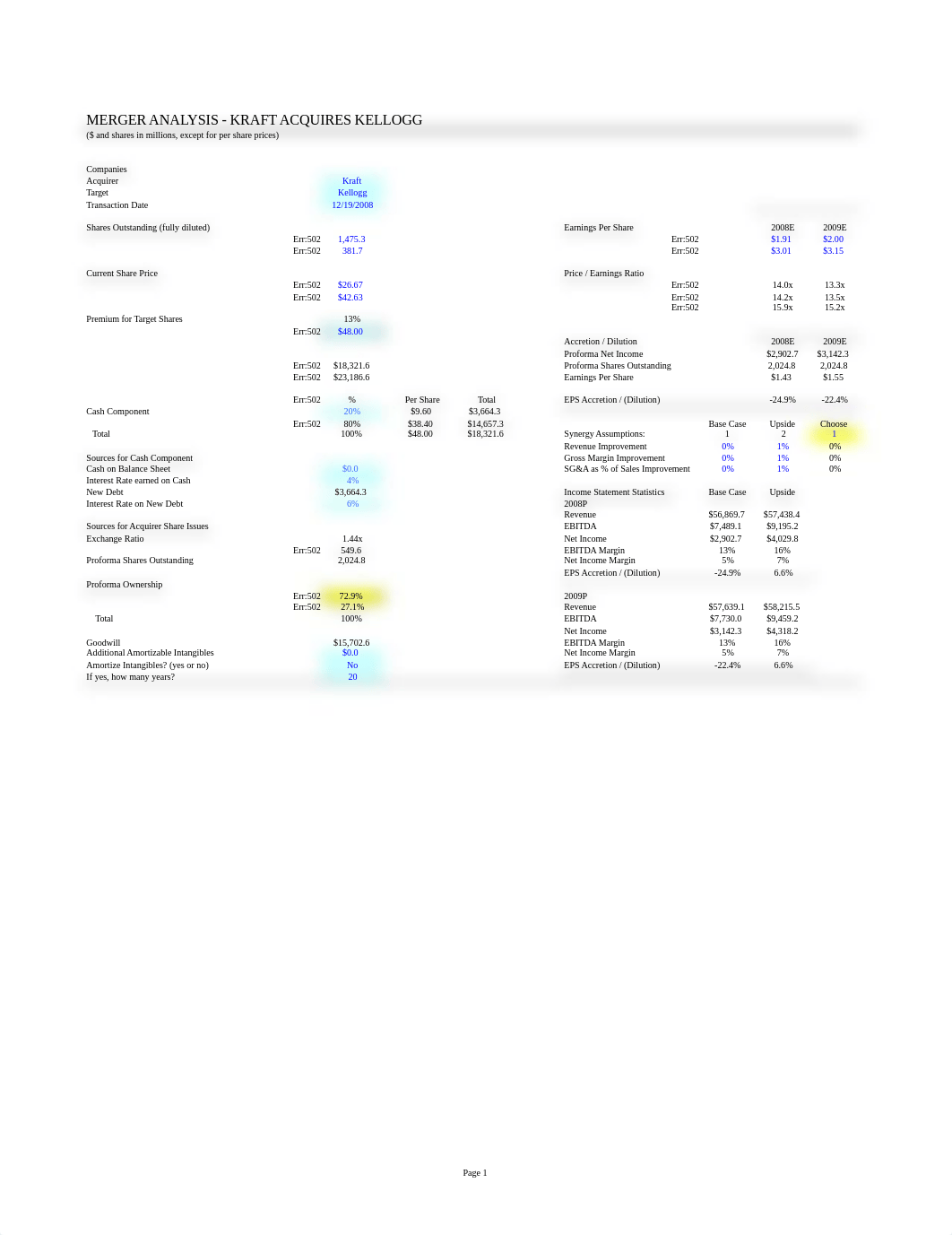 339651585-Full-Merger-Model-Kraft-kellogg-shell.xls_d5sb9shjlyc_page1