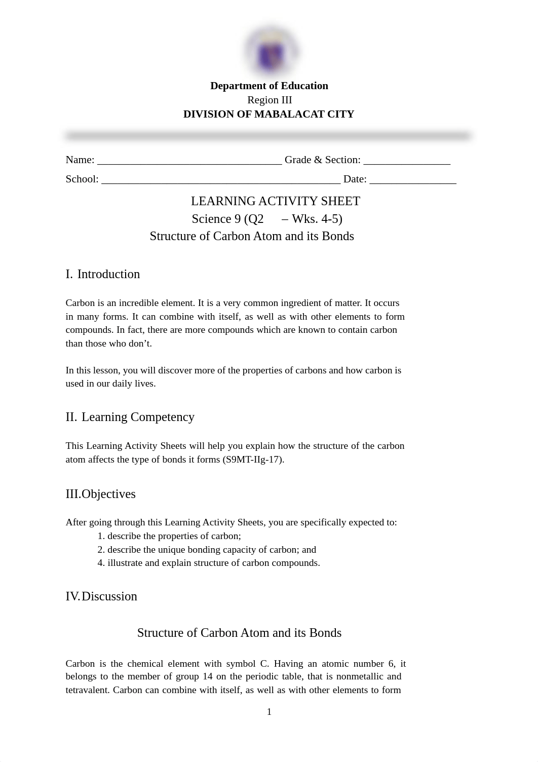 Science9_Q2_Wk4-5_Structure-of-Carbon-Atom-and-its-Bonds.LRQA.pdf_d5sbgwsvdvh_page1