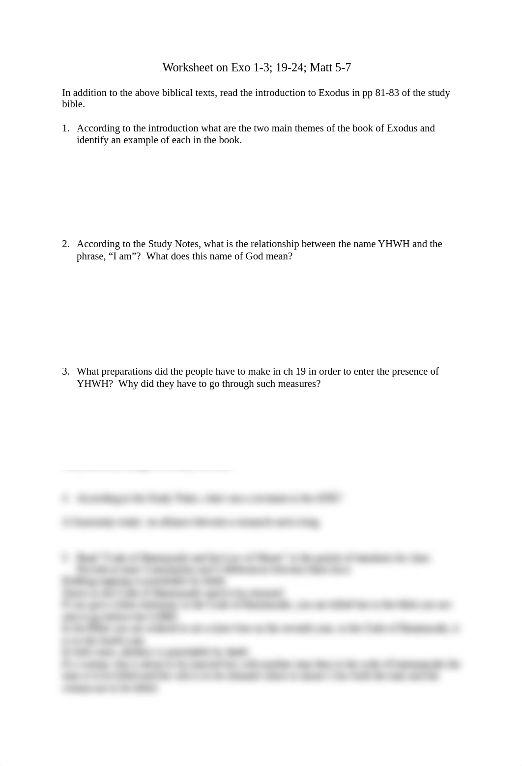 Worksheet on Exo 1-3, 19-24, Matt 5-7_d5ssg7bhn0a_page1