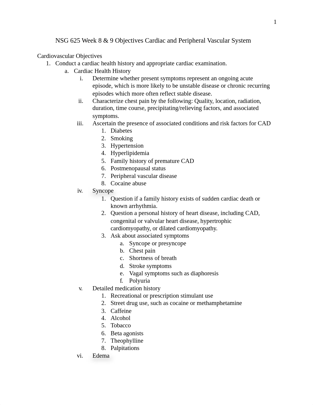 NSG 625 Week 8 & 9 Objectives.docx_d5sw6k8cv12_page1