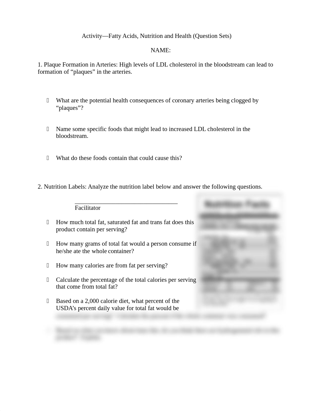 Activity Fatty Acids, Nutrition & Health.docx_d5t1q3uy4lu_page1