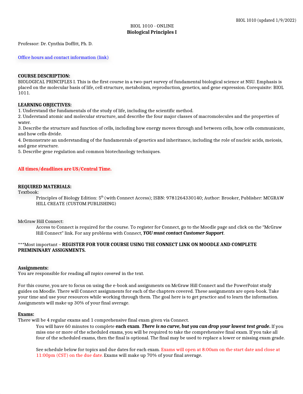 ONLINE BIOL 1010 Syllabus Spring 2022.docx_d5tmuhwvzrz_page1