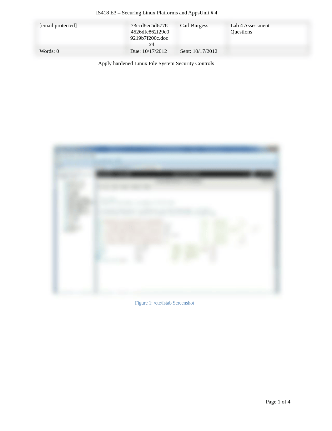 IS-418 - Week 4 - Lab 1 - Apply hardened Linux File System Security Controls.docx_d5tptimqukq_page1