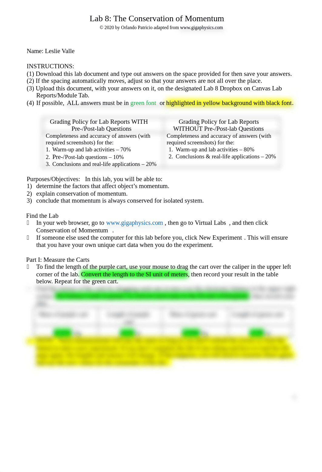 Module 2 Lab 8 Conservation of Momentum RE.docx_d5tww5hikr5_page1