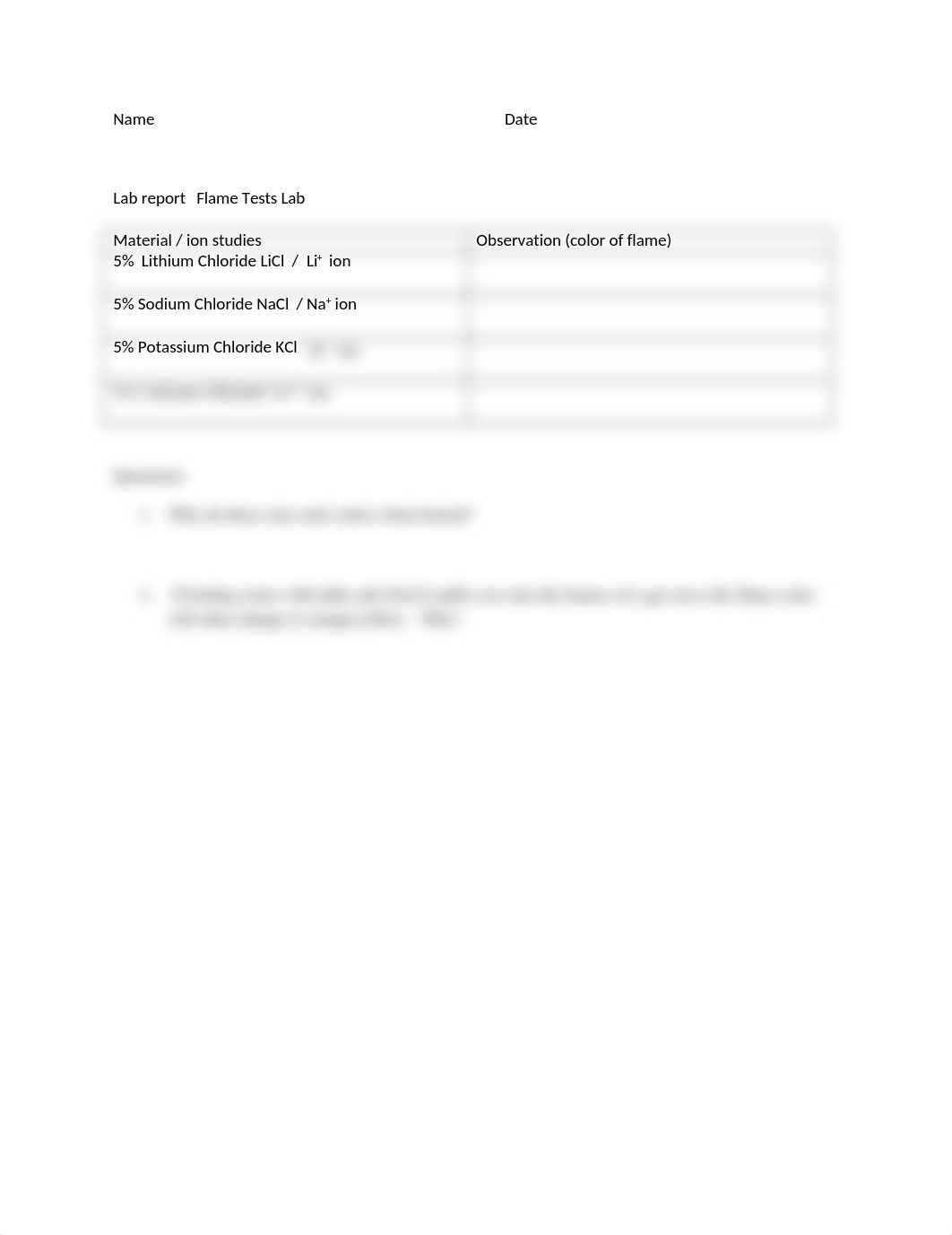 Week 5 Lab Report  Flame Tests.docx_d5txcdka5r7_page1