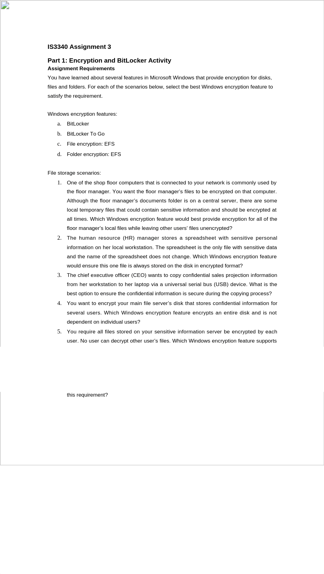 IS3340 Unit 3 Assignment - Encryption and BitLocker Activity (Part 1)_d5u0phwutb4_page1