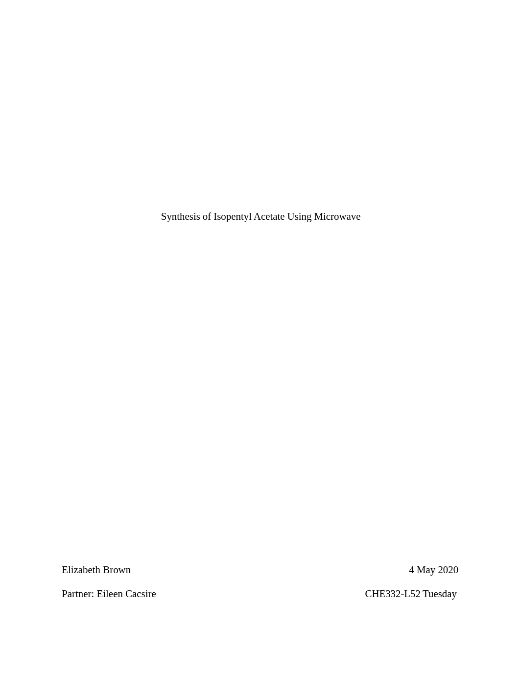 Synthesis of Isopentyl Acetate Using Microwave.docx_d5u64b74g1g_page1