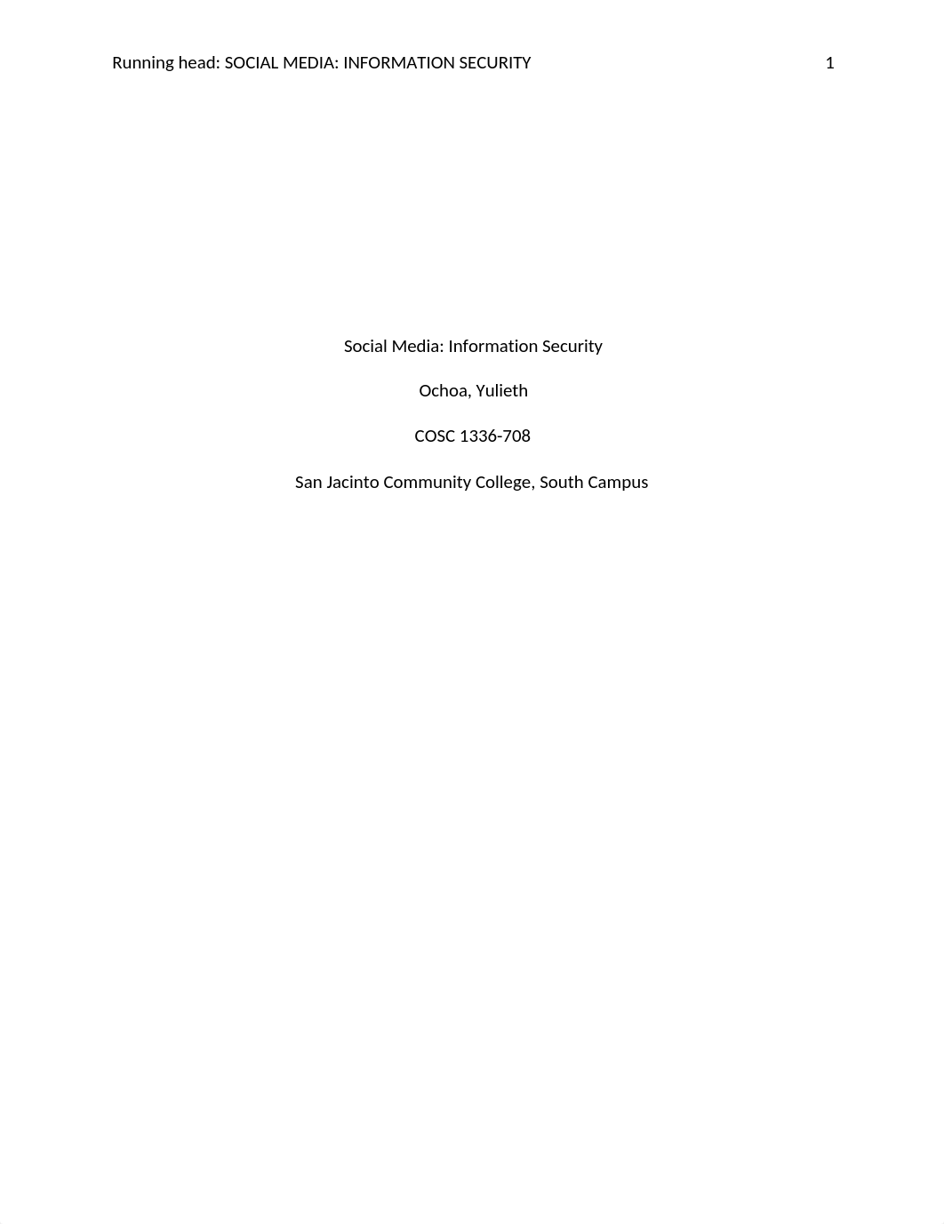 Information Security Research:Opinion Paper Yulieth Ochoa .docx_d5ubc4gfl1a_page1