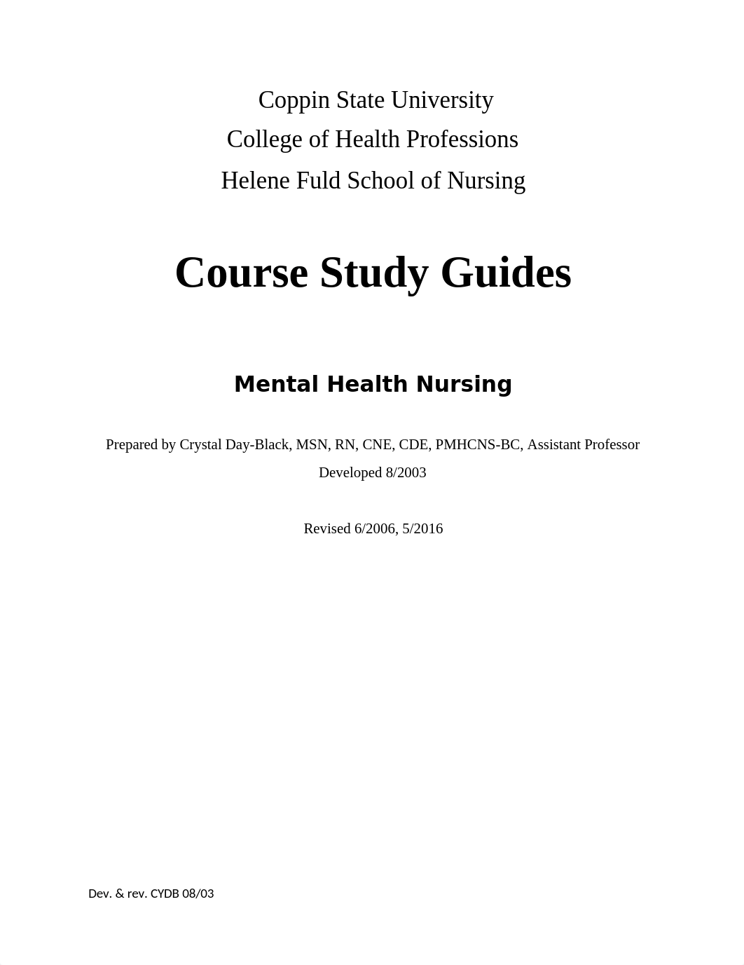 CYDB Course Study Guide Psychiatric-Mental Health Nursing Highlight Fushia for Exam Three rev(2) (2)_d5ucpe3bzpv_page1