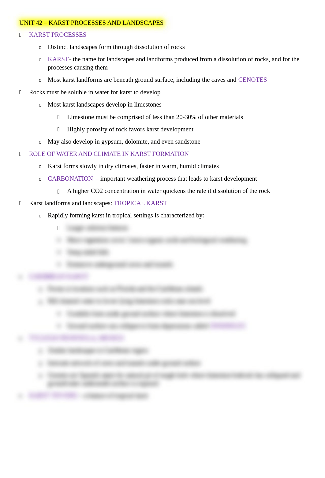 GC 100 - Karst Topography Notes_d5ujxs8e4p1_page1