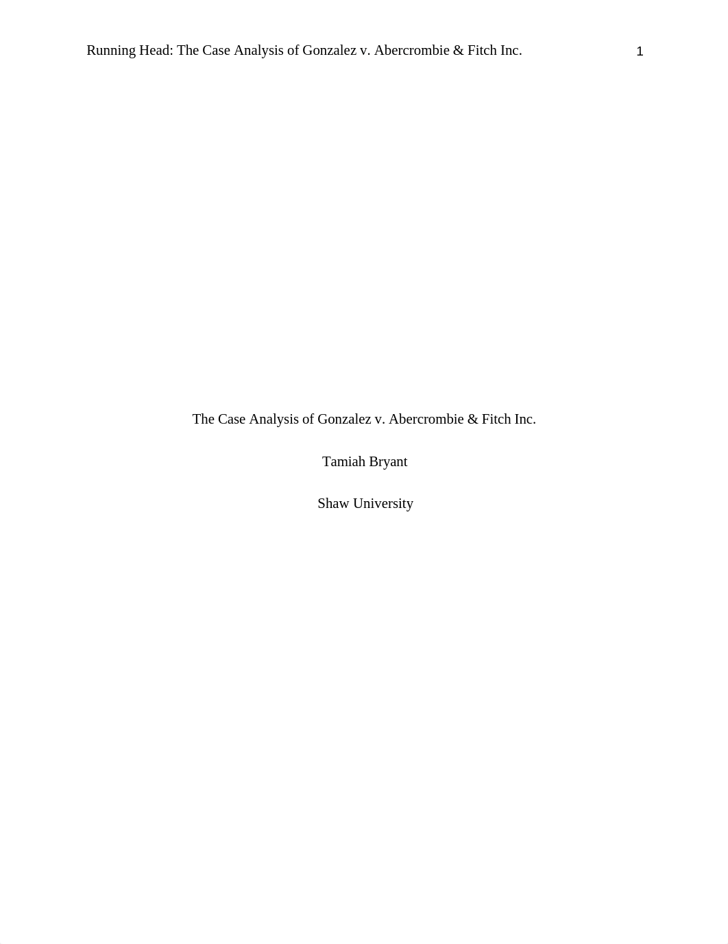 The Case Analysis of Gonzalez v Abercrombie & Fitch business law paper_d5uq6os8uq6_page1