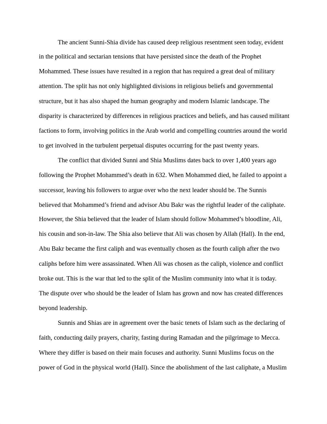 Sunni Shia Divide Paper.docx_d5uw5rvow9a_page1