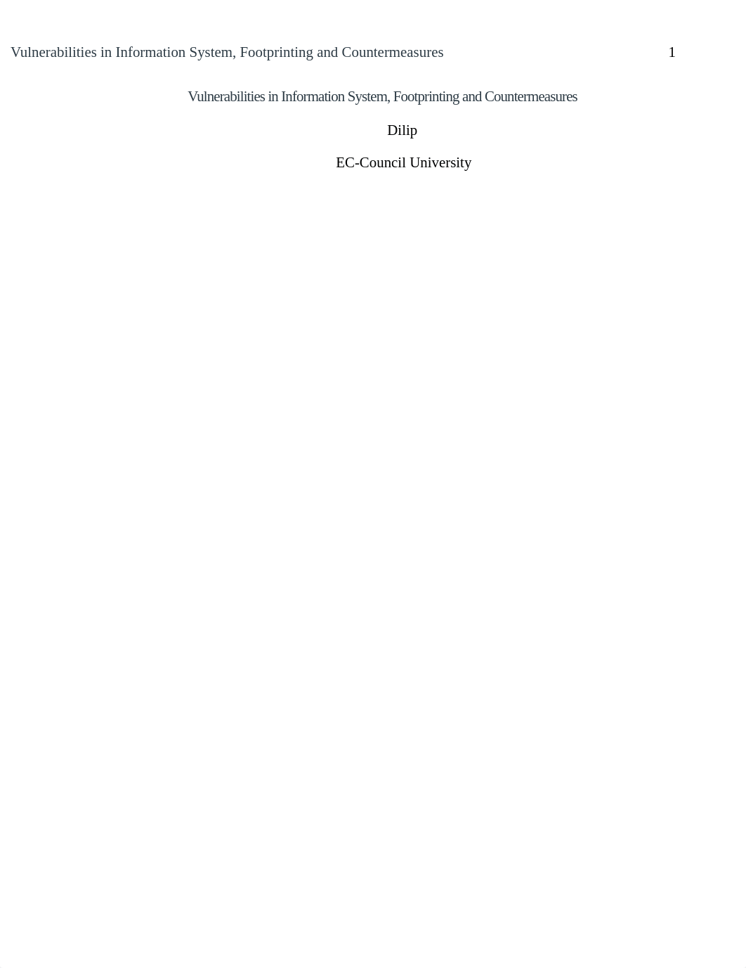 Term 4 - week 1 - vulnerabilities of the information system , footprinting and countermeasures.docx_d5v1y4kjmzs_page1