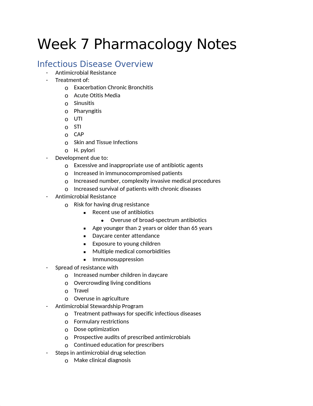 Week 7 Pharmacology Notes.docx_d5v2lu53f97_page1