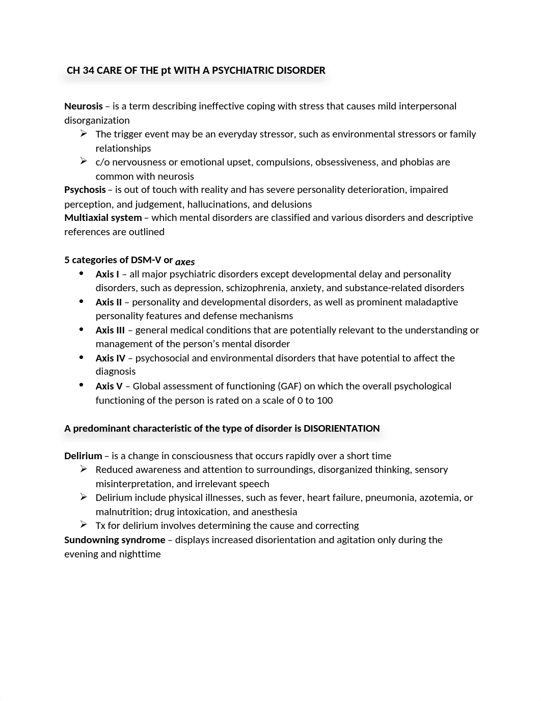 CH 34 CARE OF THE pt WITH A PSYCHIATRIC DISORDER.docx_d5v5ghw7u3e_page1