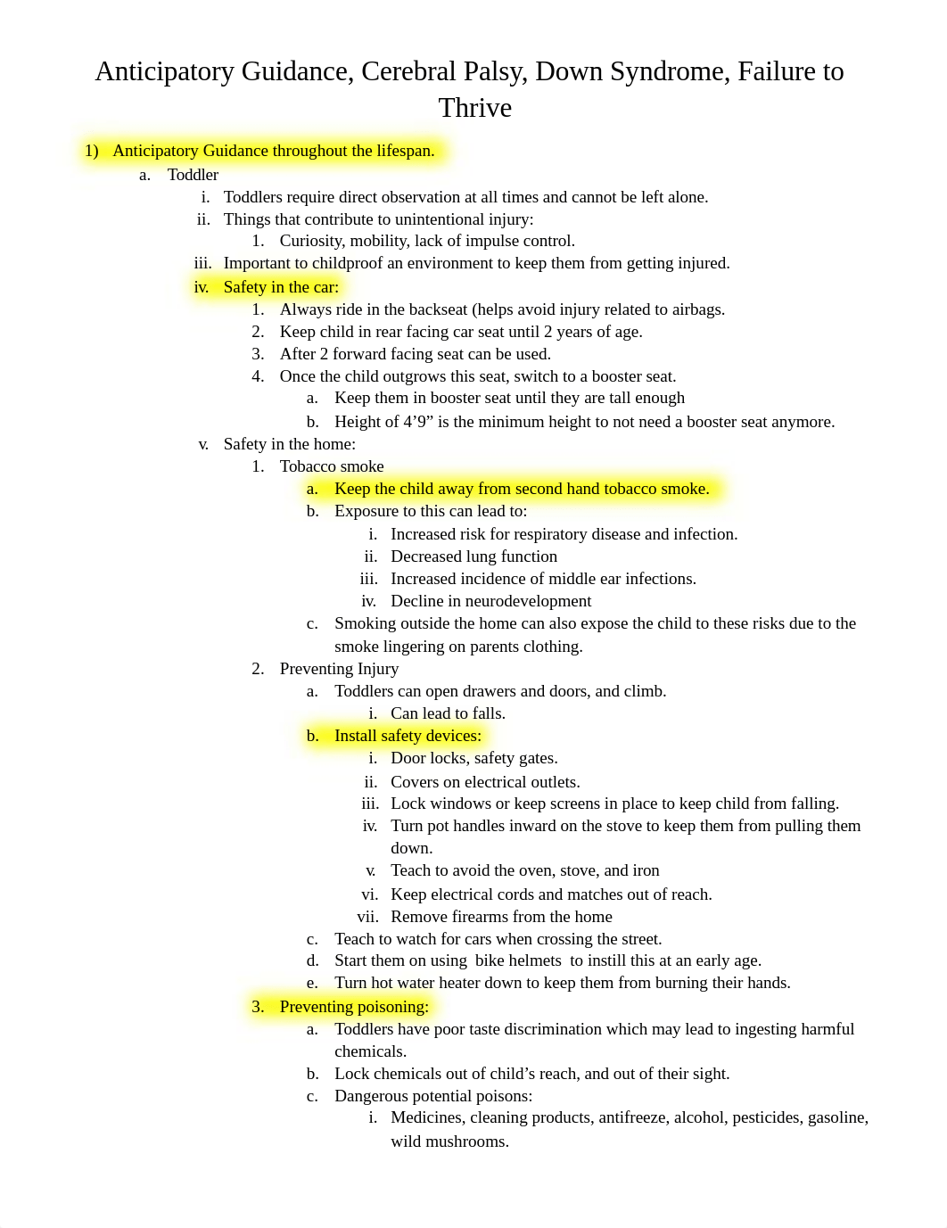 Anticipatory Guidance, Cerebral Palsy, Downs Syndrome, Failure to Thrive.docx_d5v6jbq5tzn_page1