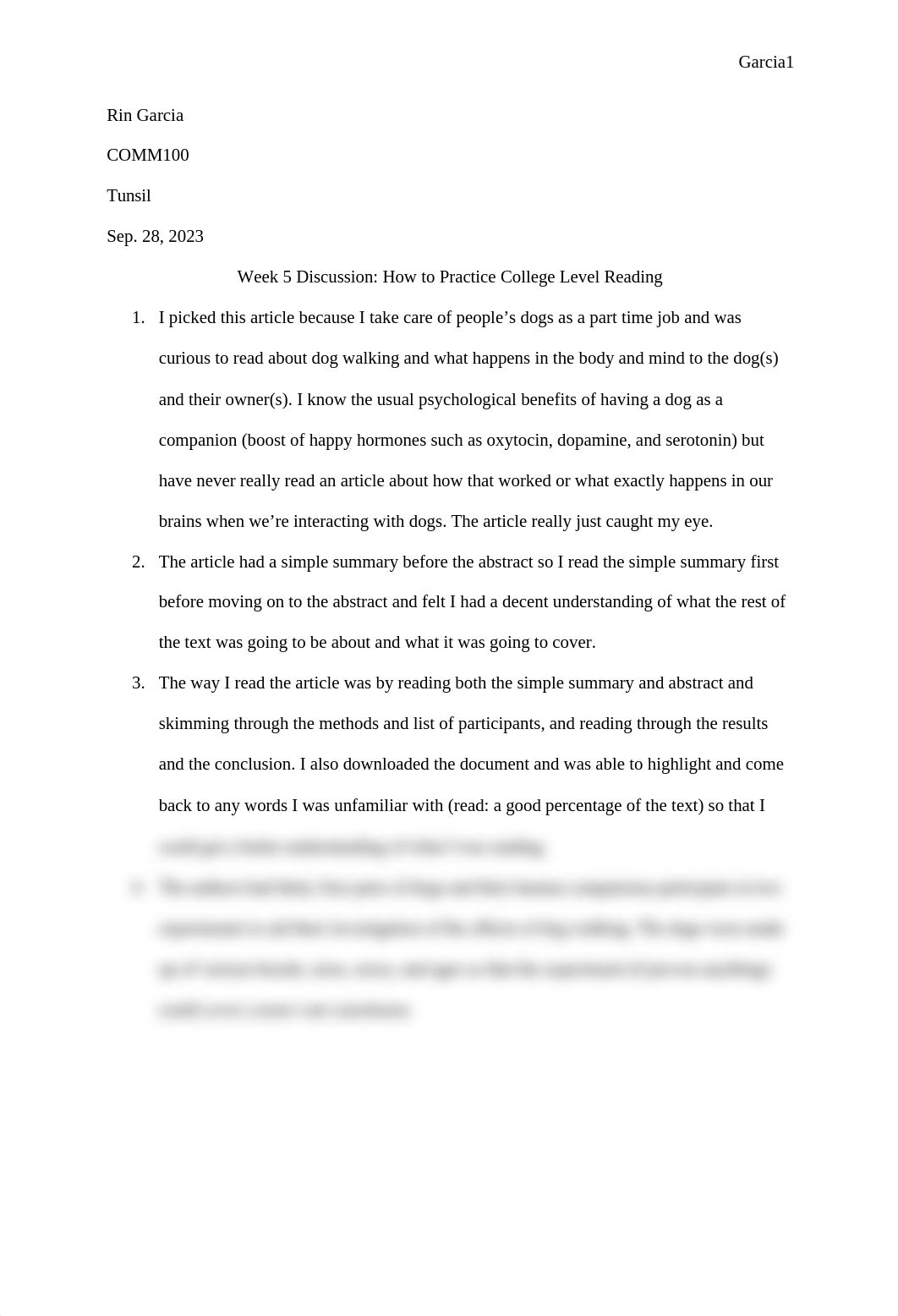 Week 5 Discussion_ How to Practice college Level Reading.docx_d5v6nce9zj7_page1