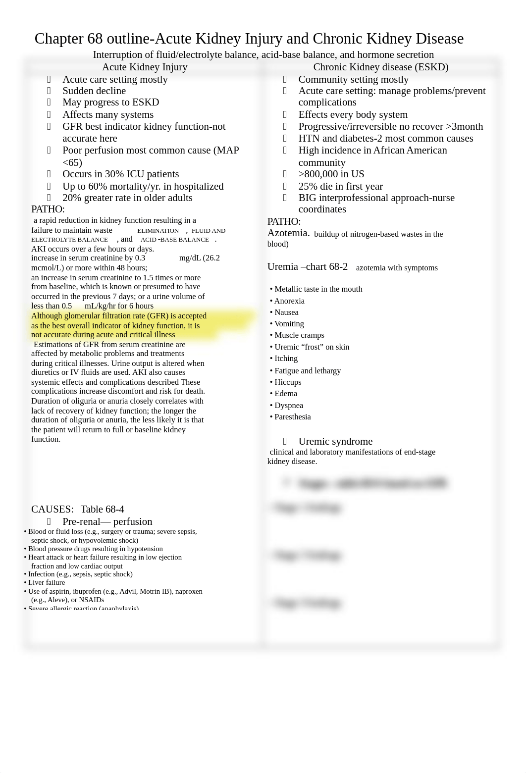 Chapter 68 outline_Acute Kidney injury and Chronic renal failure.docx_d5v75p67qj8_page1