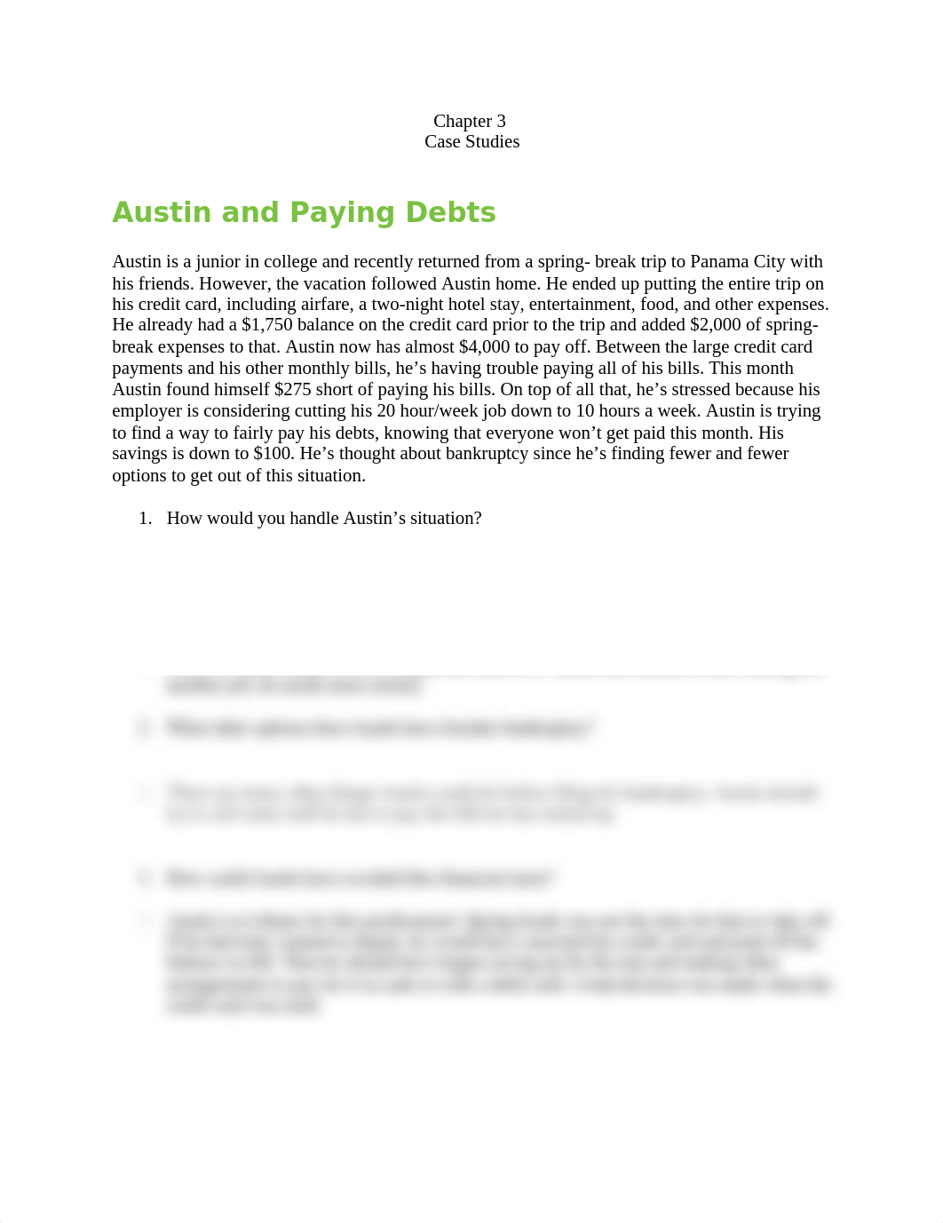 Chapter 3 case study Austin and paying debt.docx_d5va6ti13m3_page1