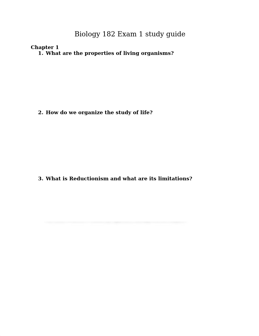 Biology 182 Exam 1 study guide.docx_d5vacktjcjm_page1