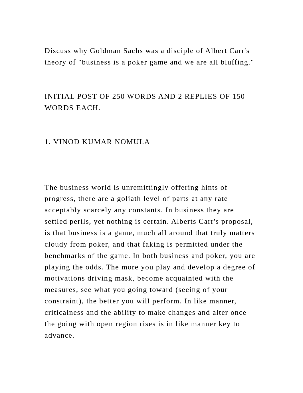 Discuss why Goldman Sachs was a disciple of Albert Carrs theory of .docx_d5vme9tuch1_page2