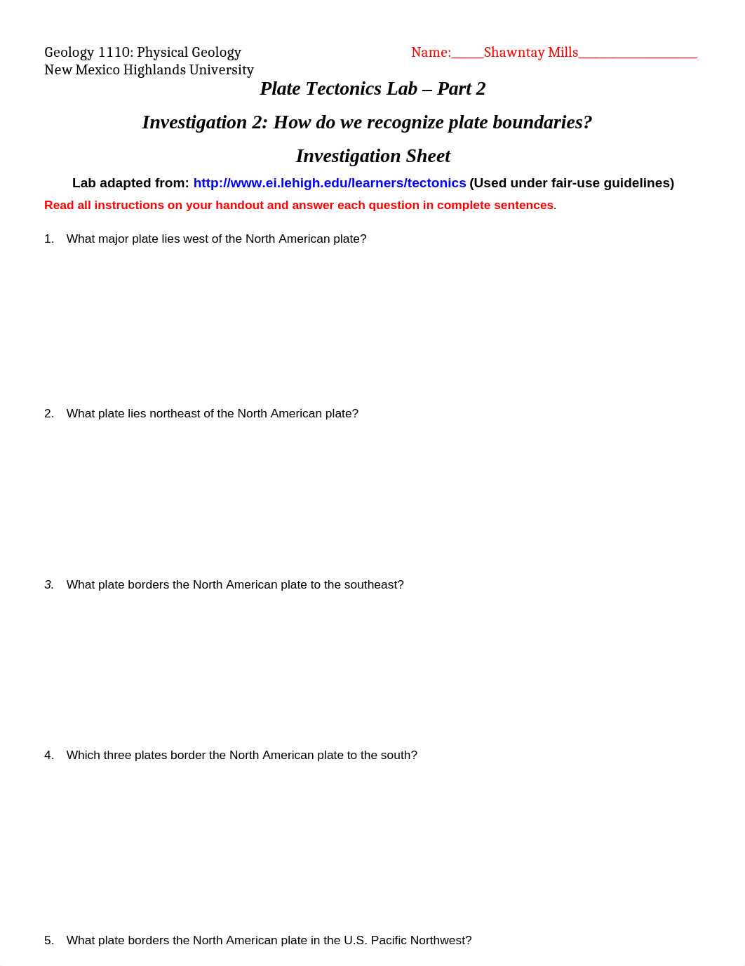 Geo1110_2_Lab_Part_2_Plate_Tectonics_Visualizer_ shawntay mills.docx_d5vno2z7oes_page1