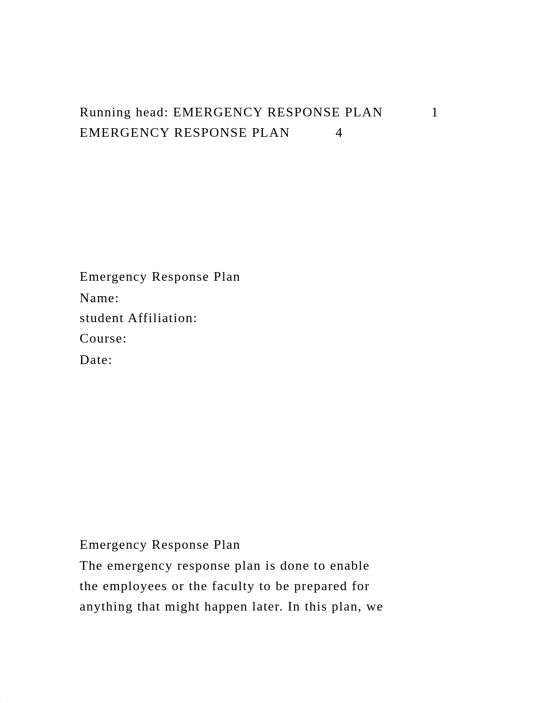 Running head EMERGENCY RESPONSE PLAN1EMERGENCY RESPONSE PLAN.docx_d5voudviakc_page2