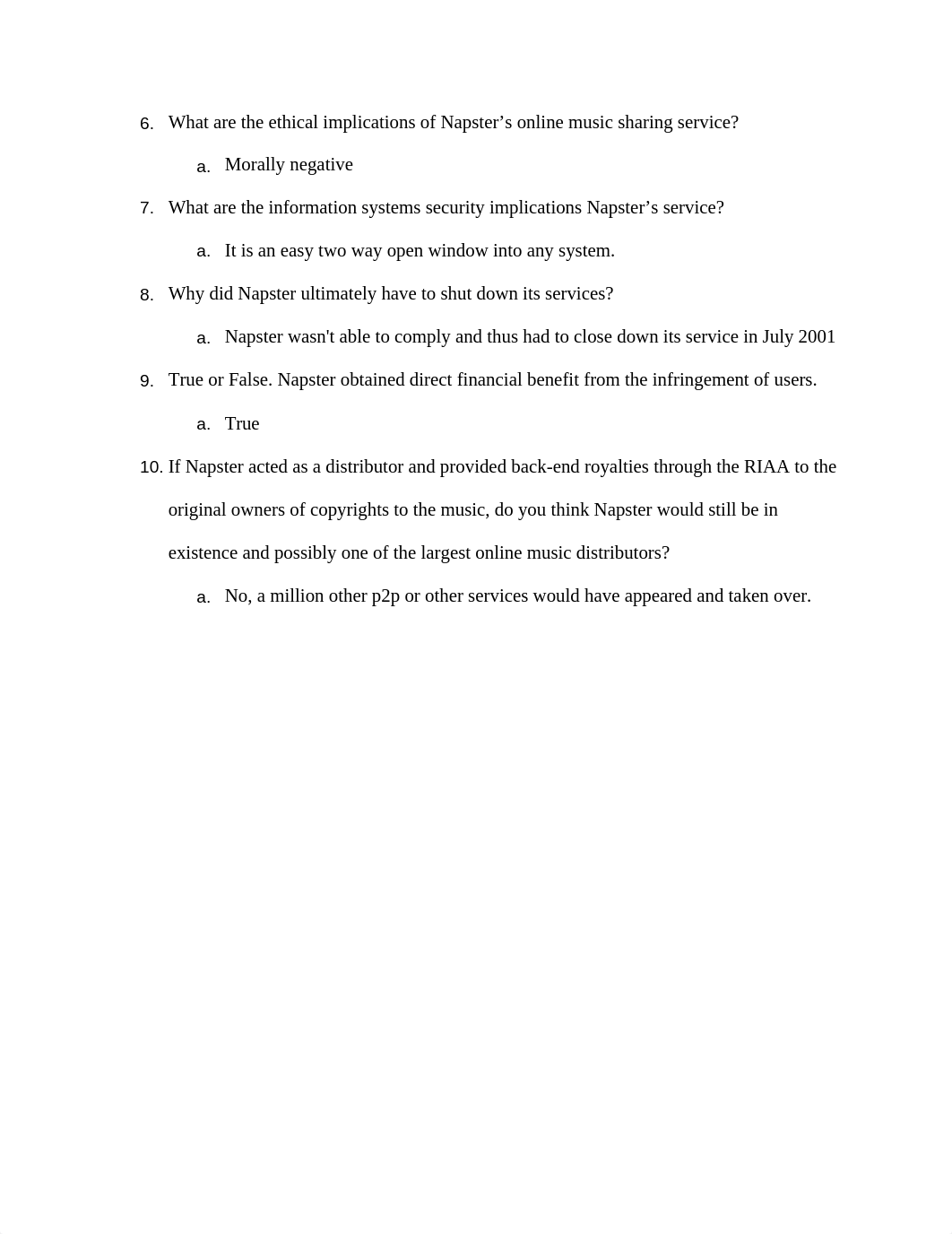 Lab 7 Assessment Worksheet - Case Study on Digital Millennium Recording Act - Napster_d5w2bmcqoyh_page2