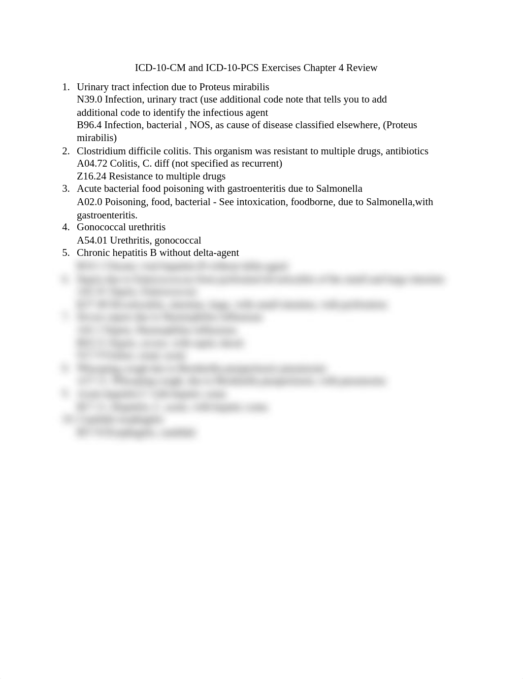 ICD-10-CM and ICD-10-PCS Exercises Chapter 4 Review.docx_d5w60m4dpqv_page1