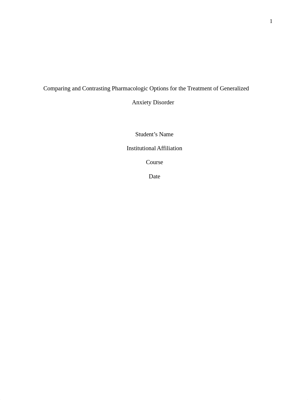 Pharmacologic Options for the Treatment of Generalized Anxiety Disorder.docx_d5w7rmu139k_page1