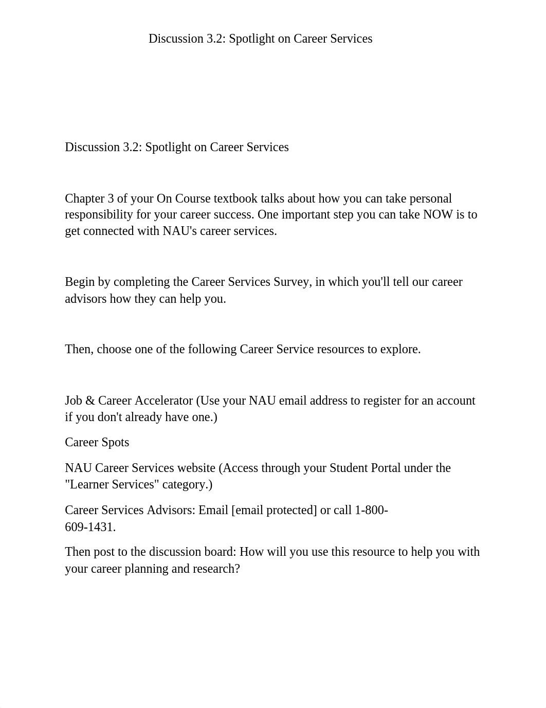 Discussion 3 Spotlight on Career Services docx.docx_d5wh69nlivn_page1