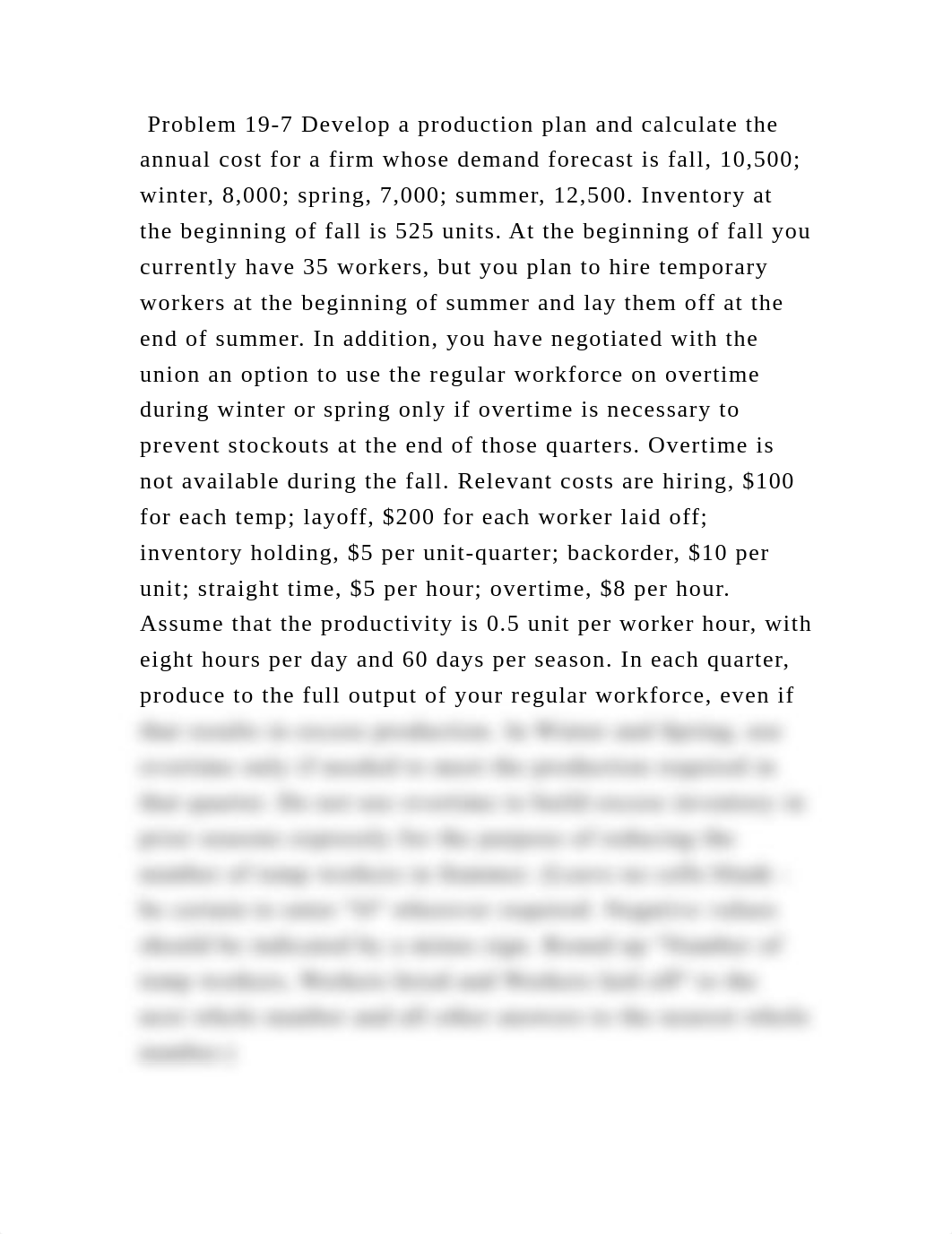 Problem 19-7 Develop a production plan and calculate the annual cost .docx_d5wkodnd41e_page2