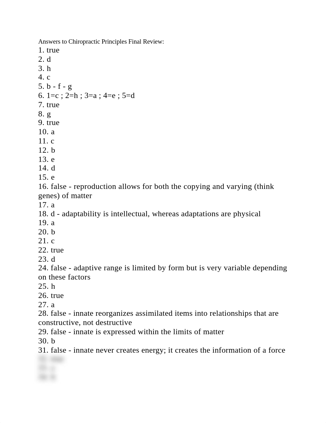 CPAP 1615 - Chiropractic Principles - Practice Final Exam 1 (Answers)_d5wlajvqaz3_page1