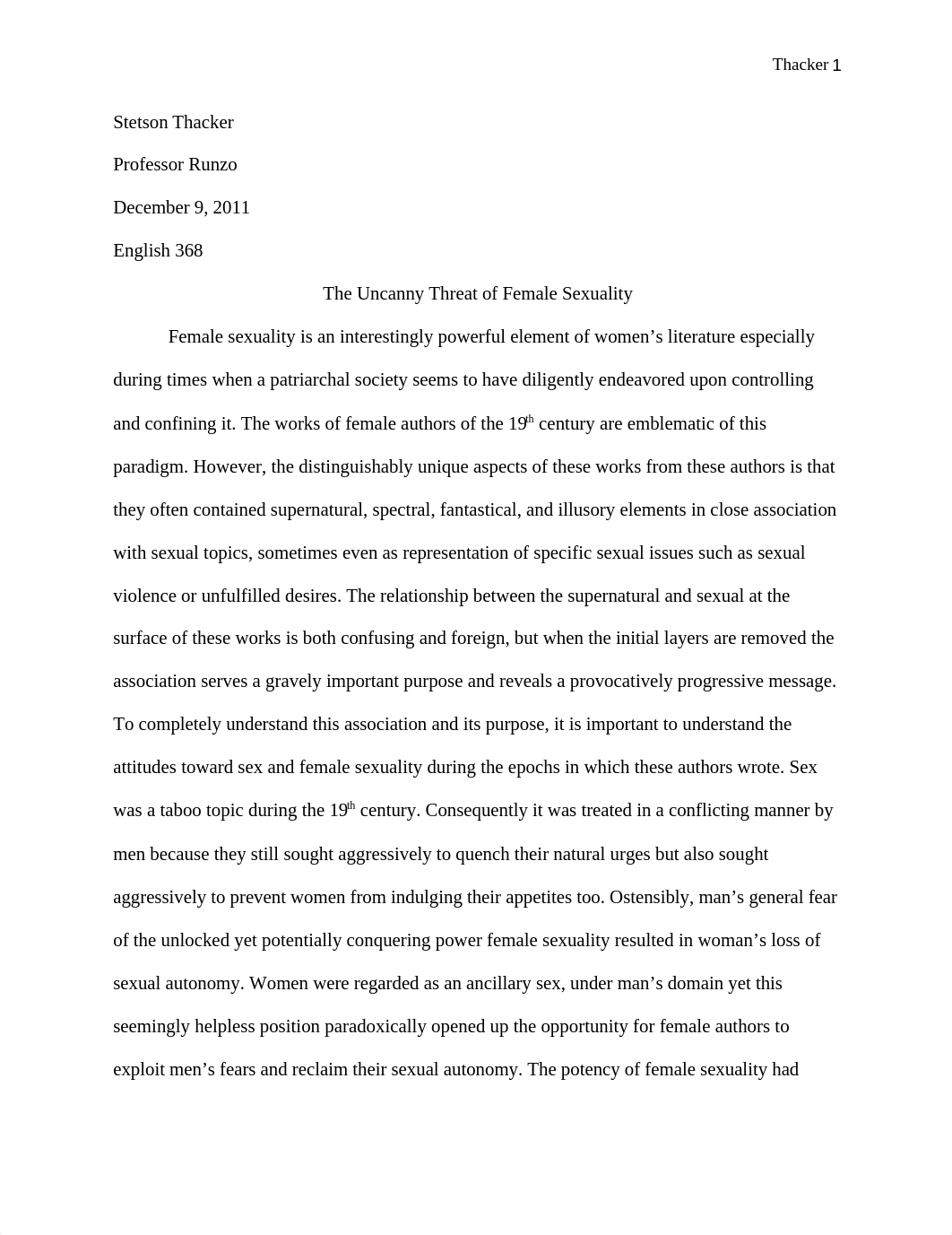 Essay on Female Sexuality in 19th Century Literature_d5wt2vfslfb_page1