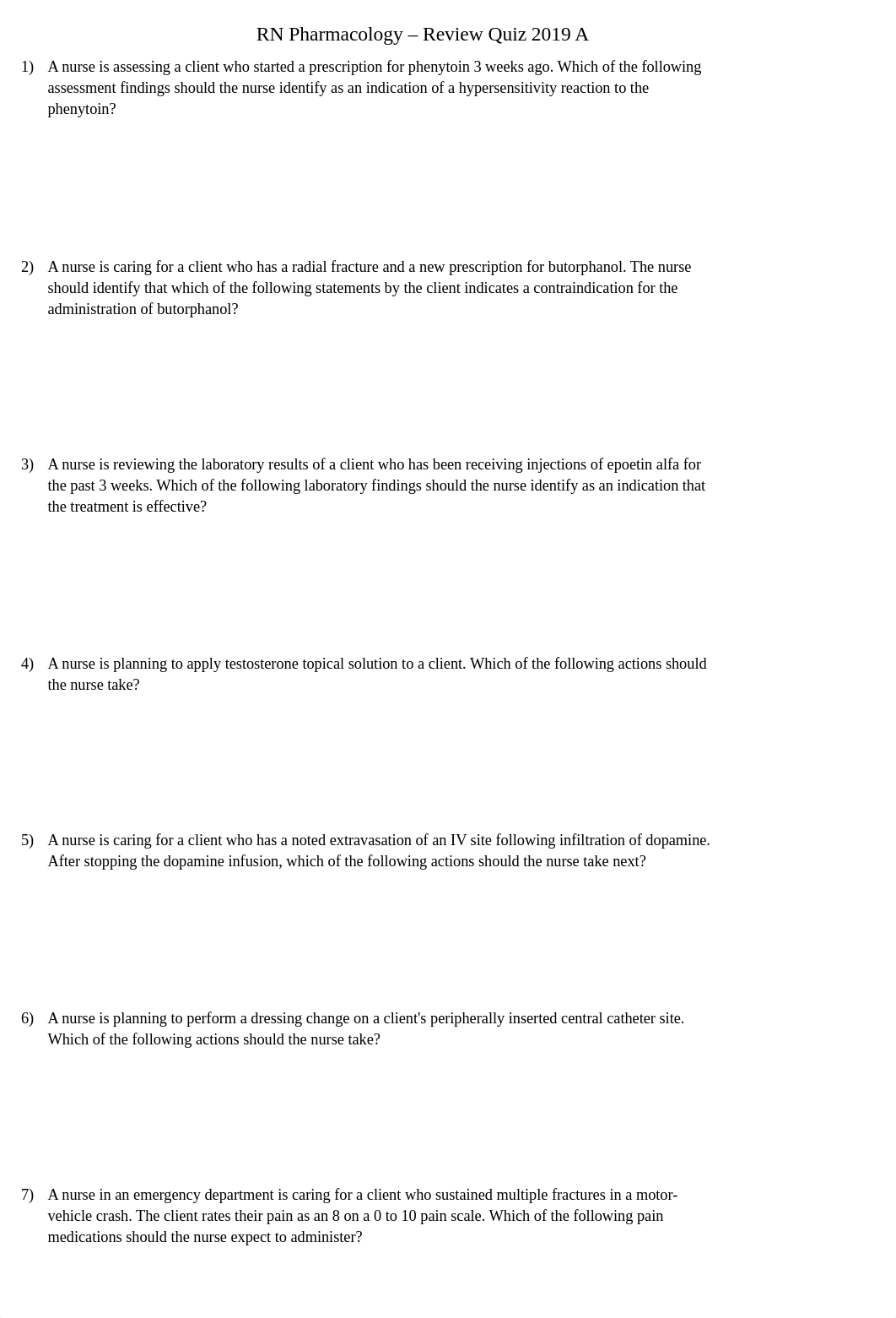 RN Pharmacology - Review Quiz 2019 A&B.pdf_d5x5dodnxtg_page1