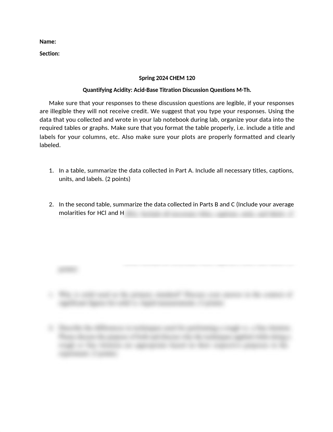 Spring 2024 CHEM 120-Acid Base Discussion Questions-M-Th.docx_d5x8avnnqo9_page1