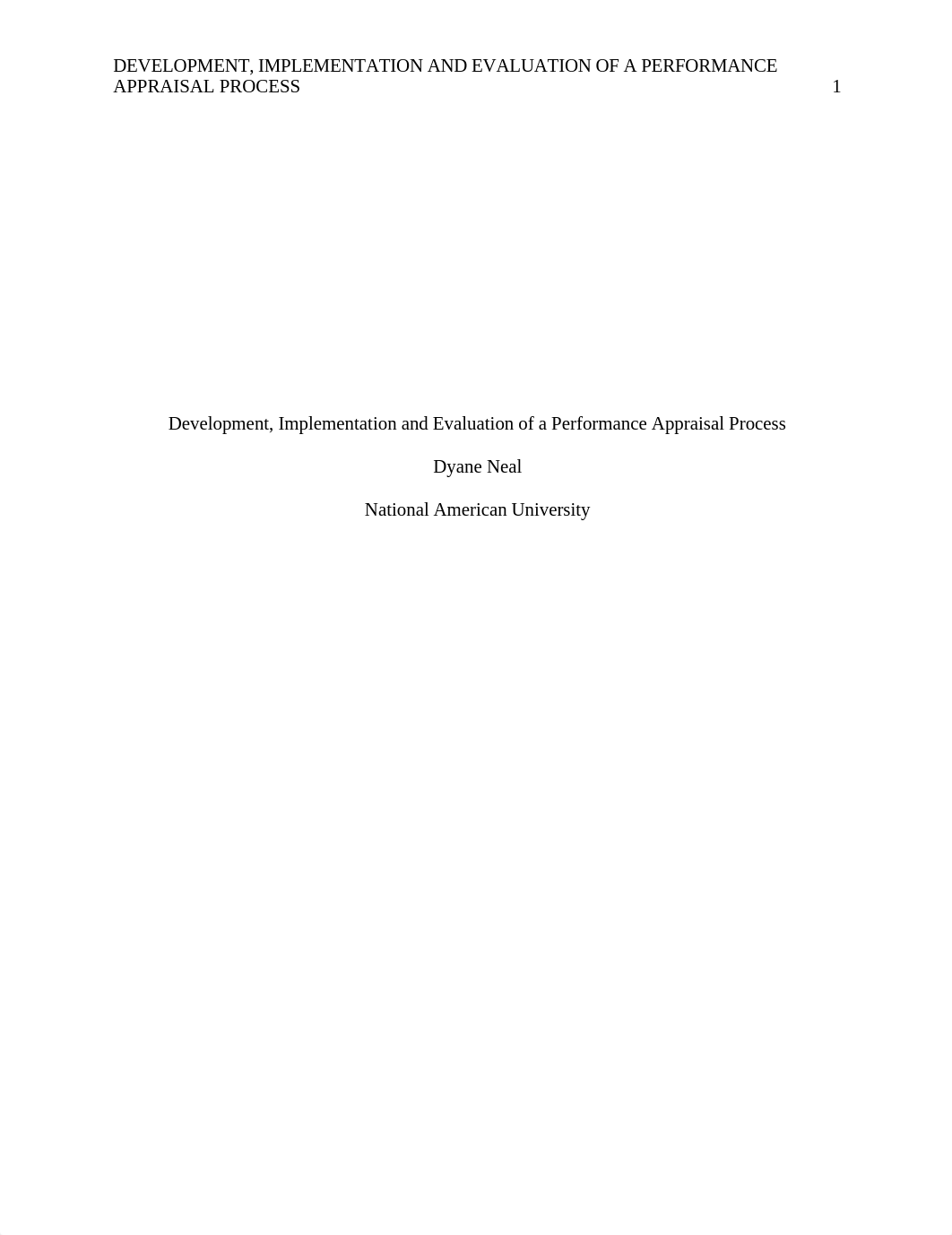 Development Implementation and Evaluation of a Performance Appraisal Process.docx_d5xetpjpw8v_page1