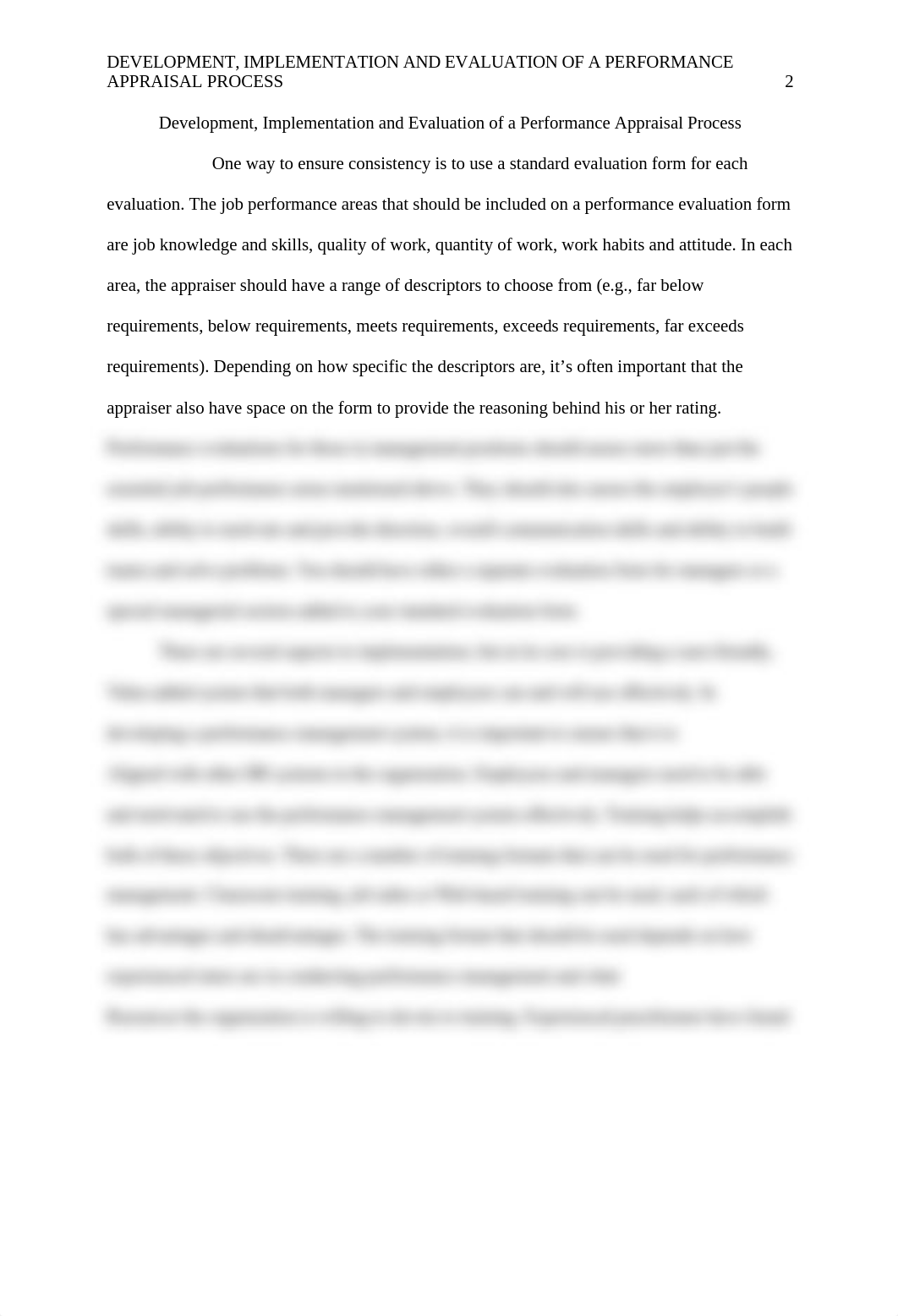 Development Implementation and Evaluation of a Performance Appraisal Process.docx_d5xetpjpw8v_page2