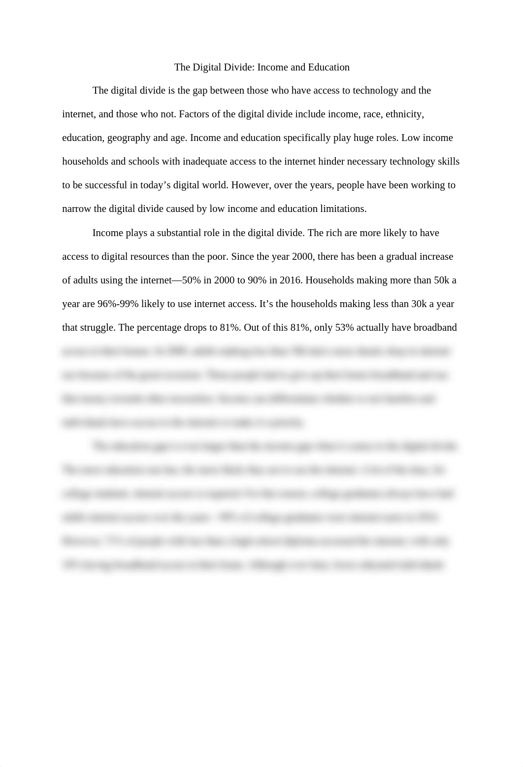 The Digital Divide midterm essay.docx_d5xjqazluk8_page1