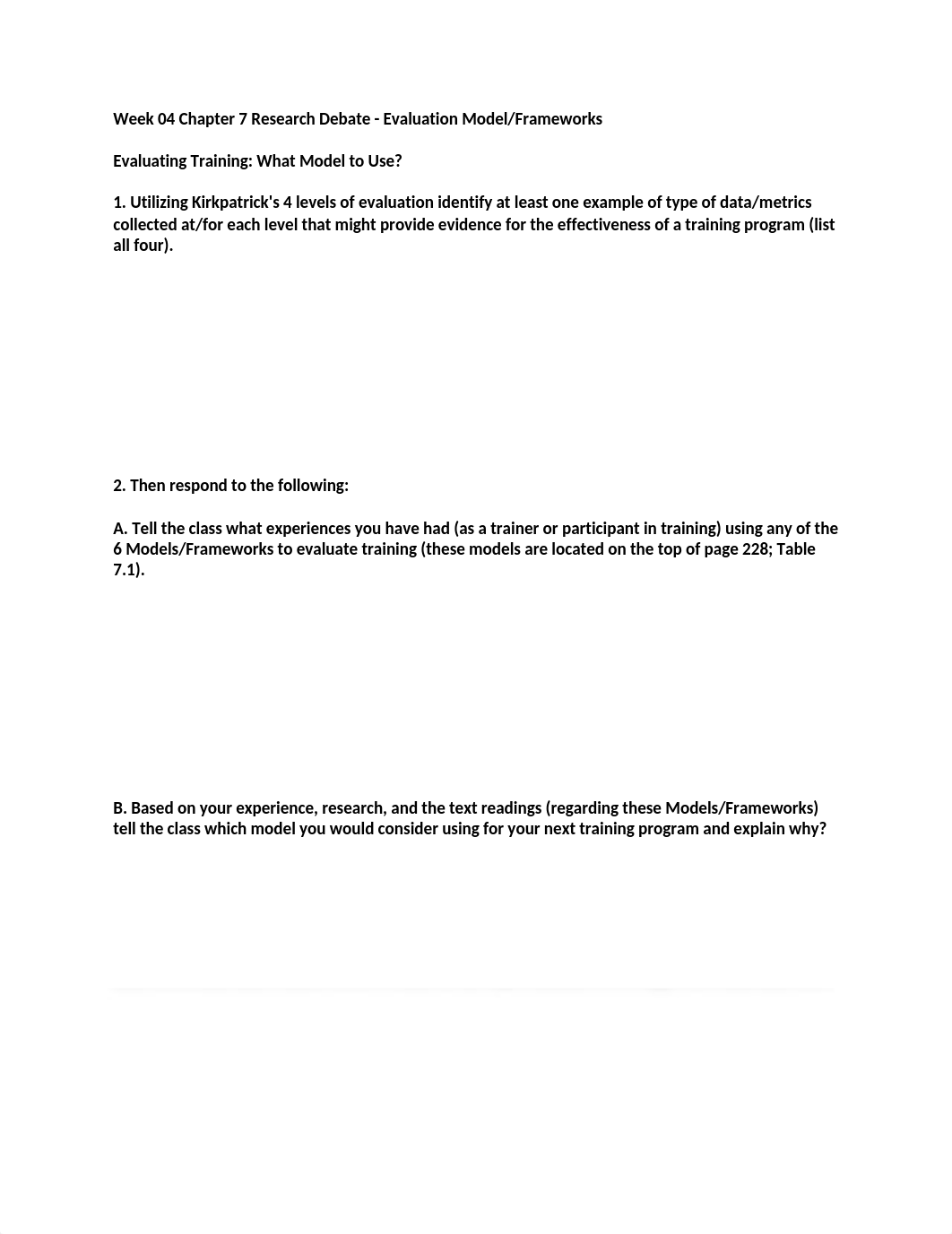 Week 04 Chapter 7 Research Debate - Evaluation Model-Frameworks.docx_d5xug5inse2_page1