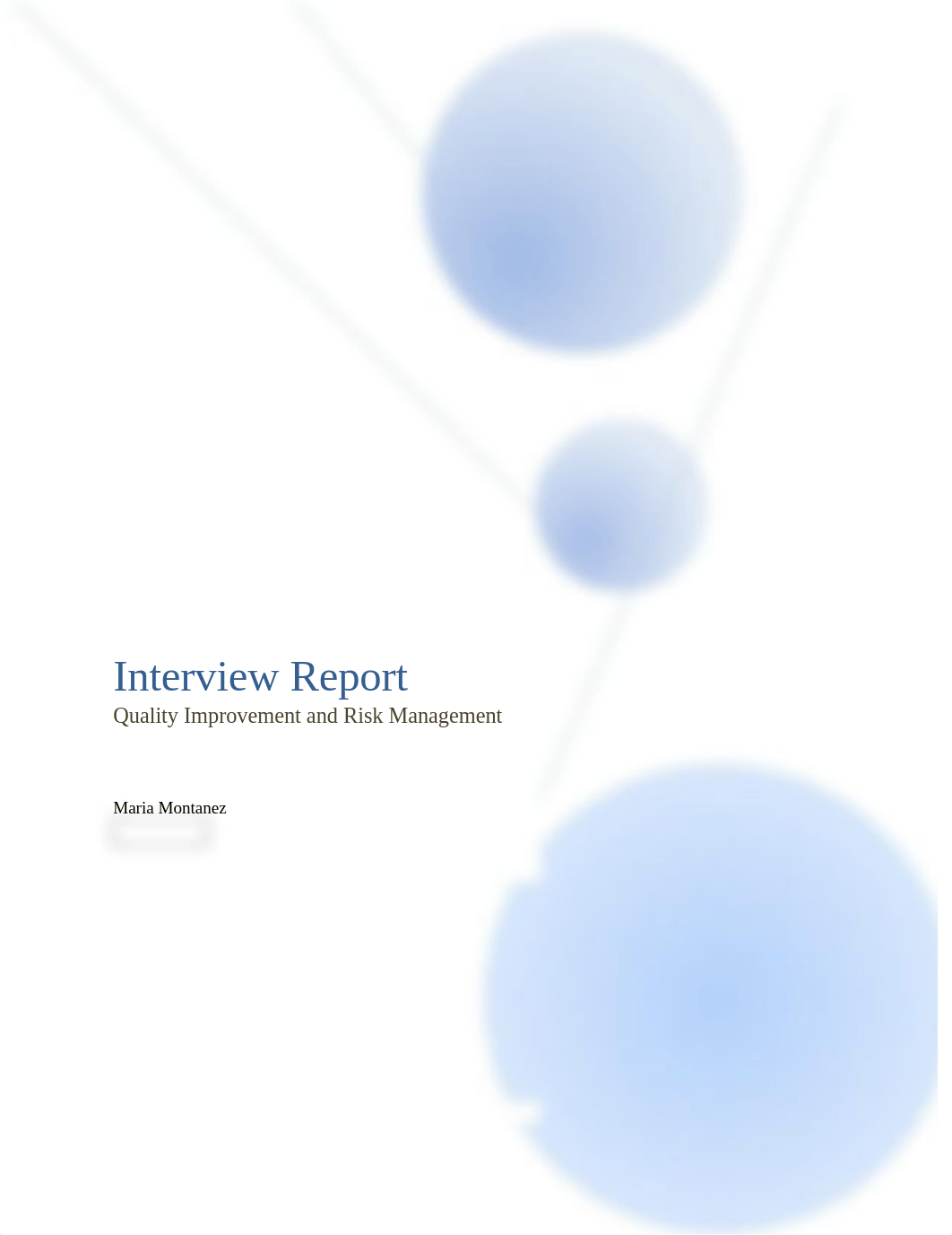 M.Montanez Interview Report (Quality Improvement and Risk Management).docx_d5y031ehfn9_page1