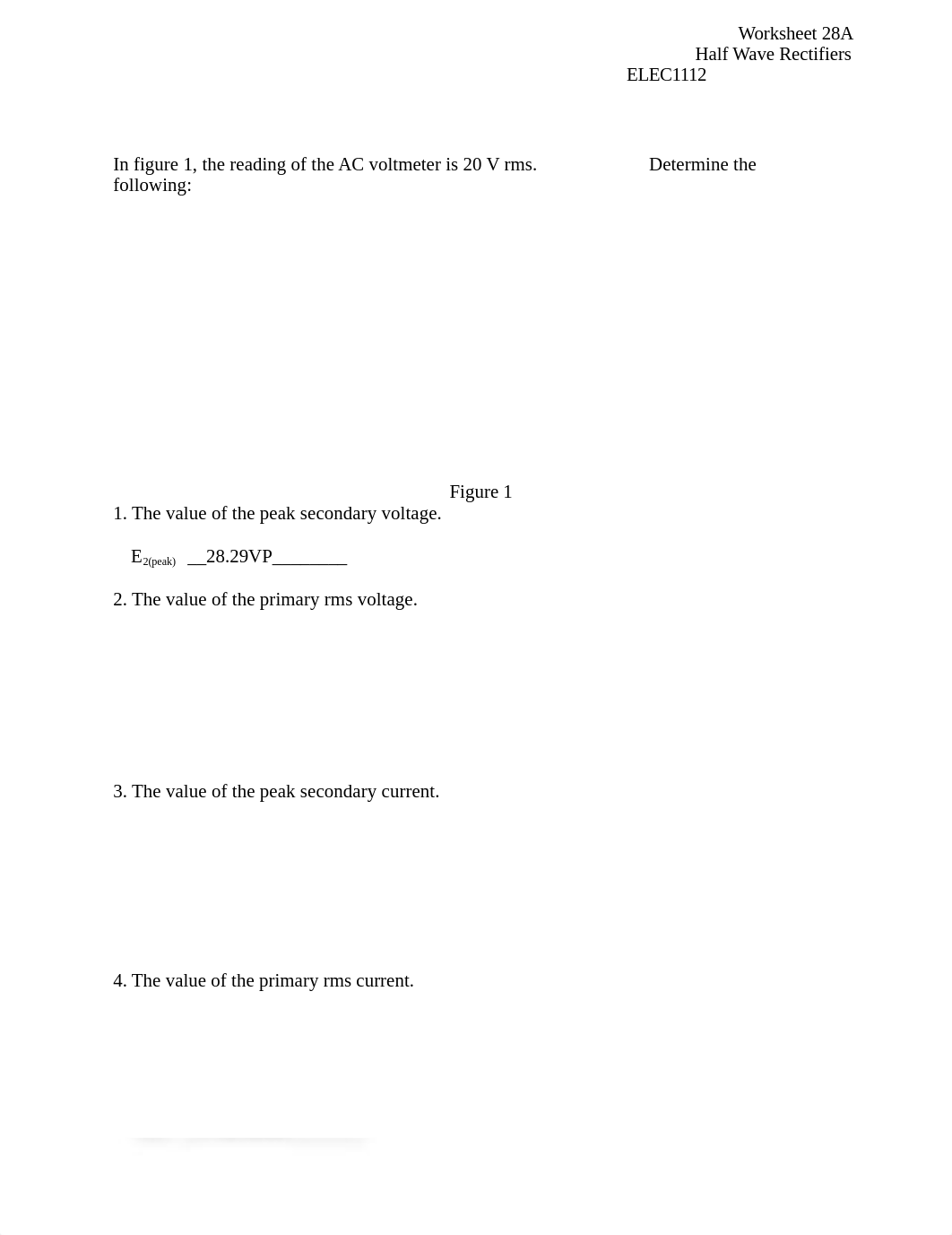 ELEC1112_Worksheet 28A - HW Rectifiers-1.doc_d5ykad7le26_page1