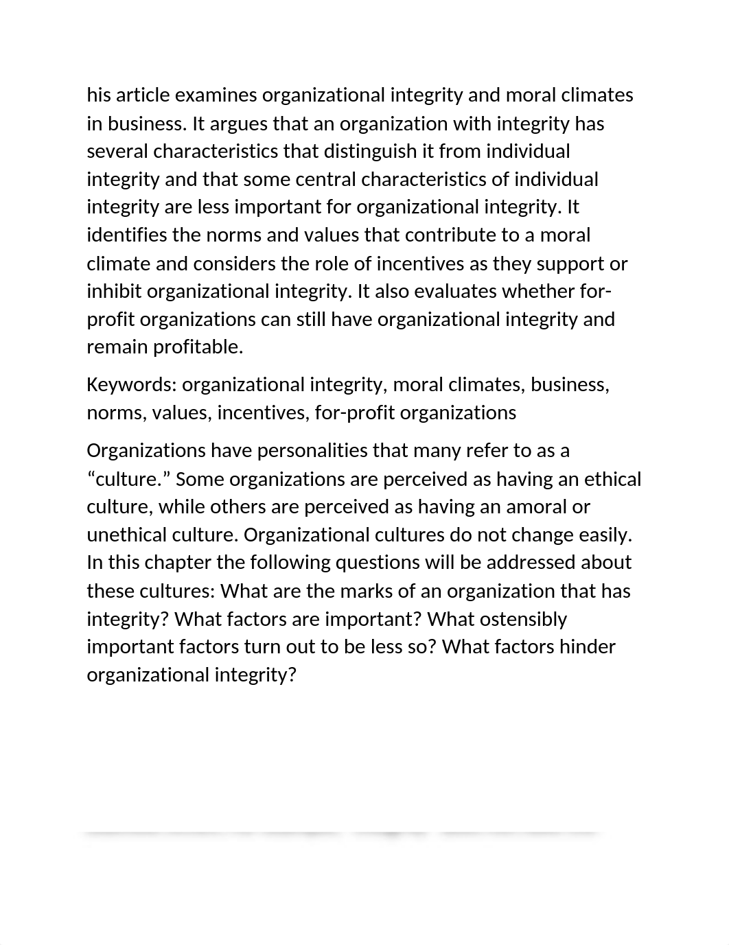 his article examines organizational integrity and moral climates in business.docx_d5ymvl4rpc8_page1