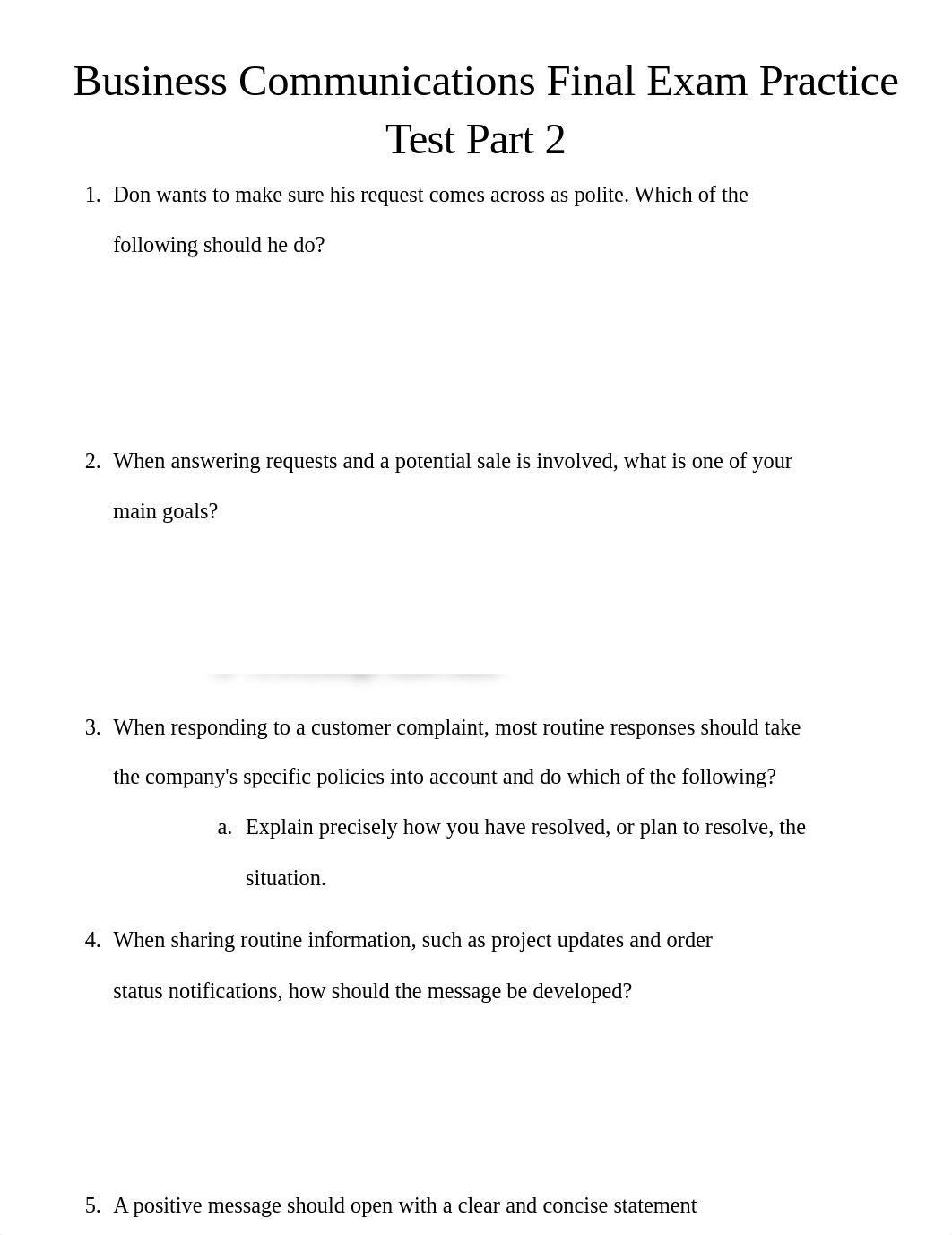 Business Communications Final Exam Practice Test Part 2.docx_d5z24n5ihxu_page1