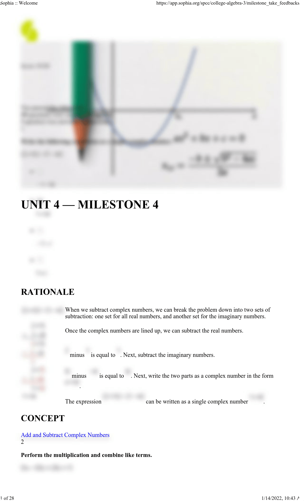 College algebra Milestone 4.pdf_d5z5pwwrm4e_page1