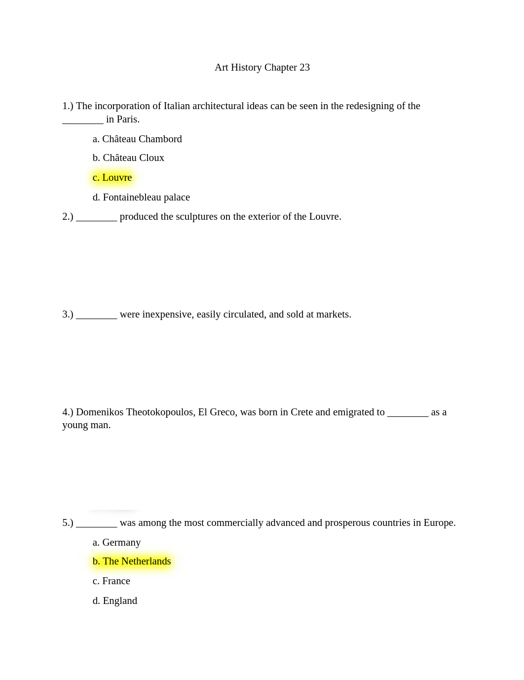 ART HIST Chapter 23 Quiz_d5zts4tsrae_page1