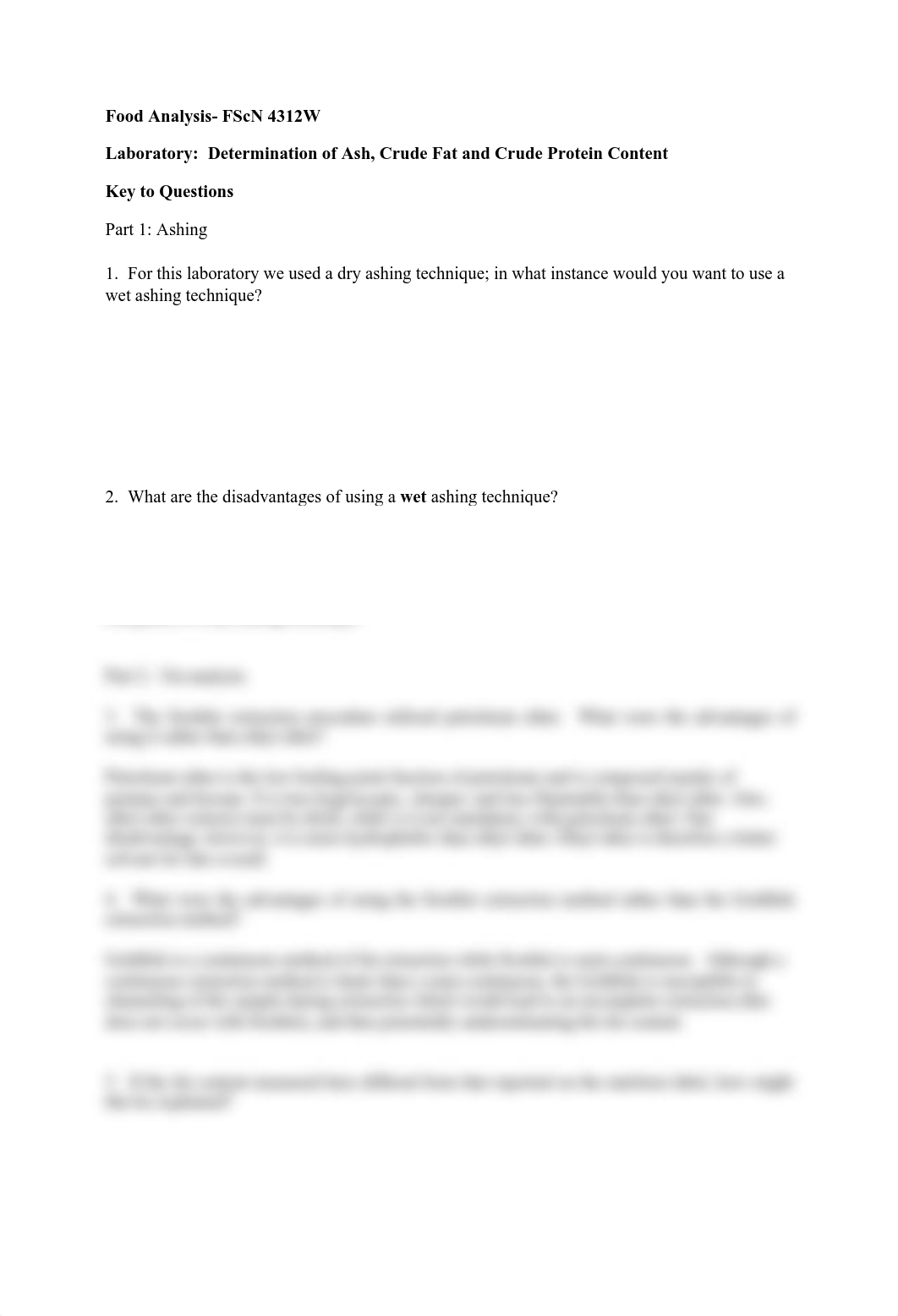 Lab 8 Ash Fat and Protein Questions Key-2.pdf_d5zu13tj2ot_page1